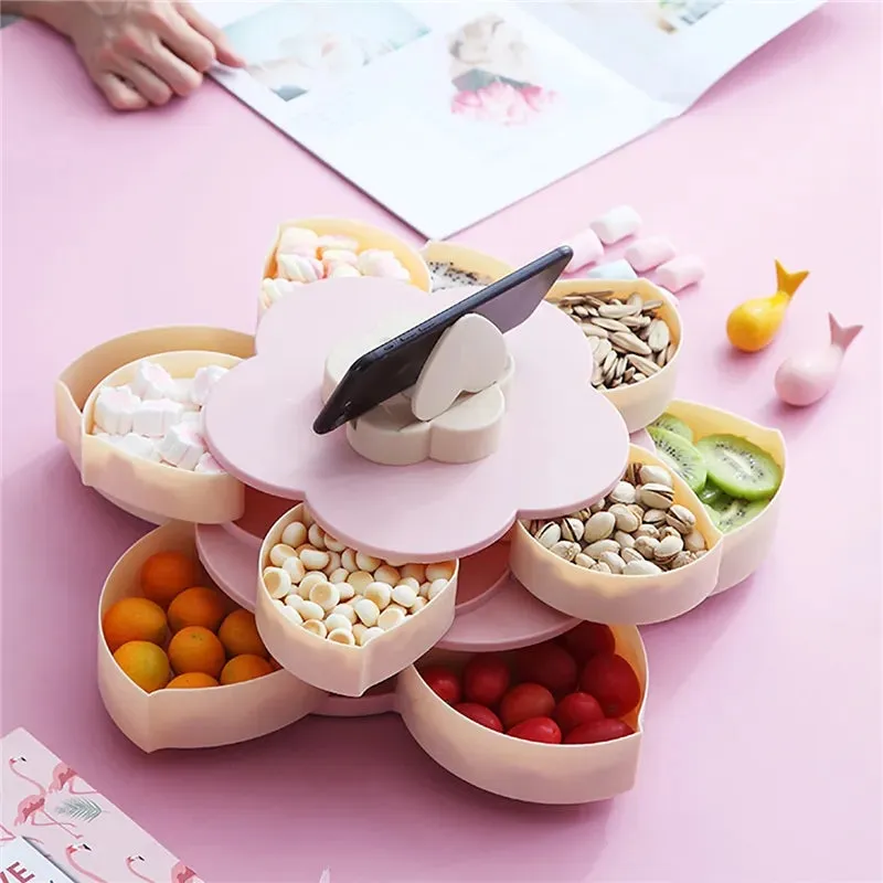 PETAL DRY FRUIT & CANDY TRAY