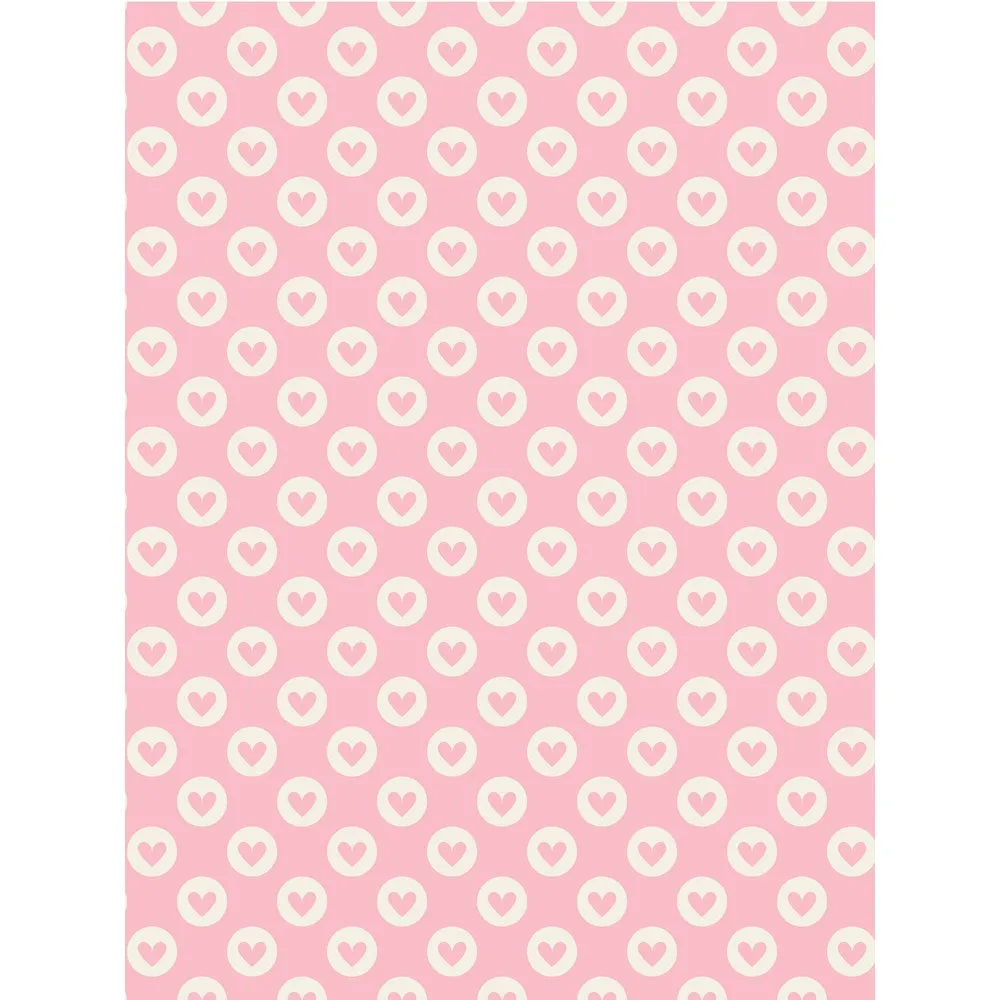 Pink Valentine Printed Backdrop