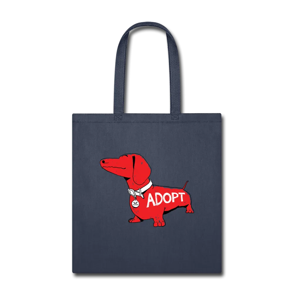 "Big Red Dog" Tote Bag