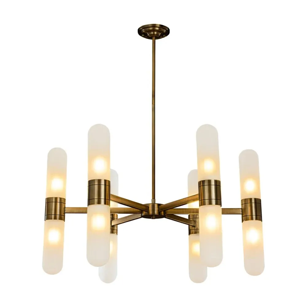 Richmond Interiors Tricon Chandelier – Bronze