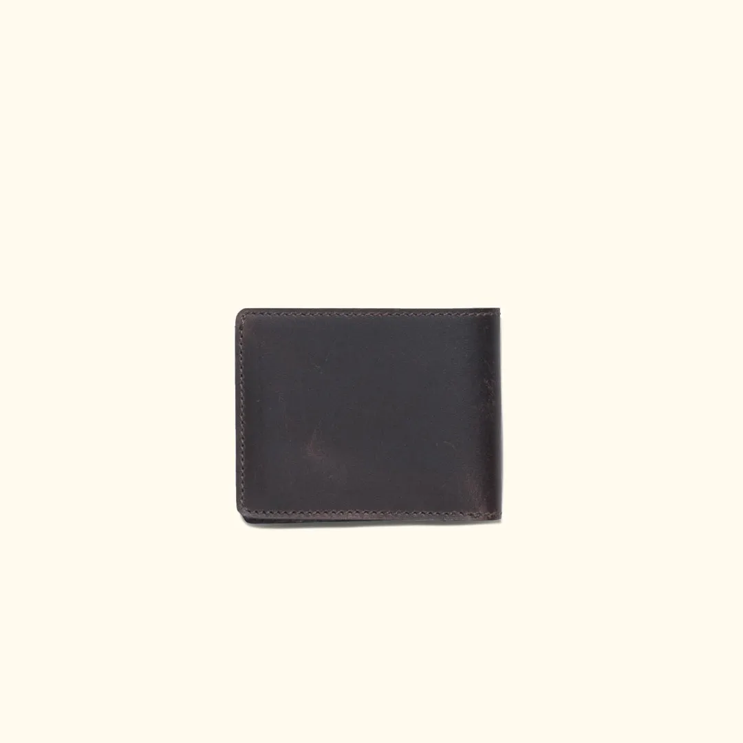 Roosevelt Leather Billfold Wallet | Dark Oak