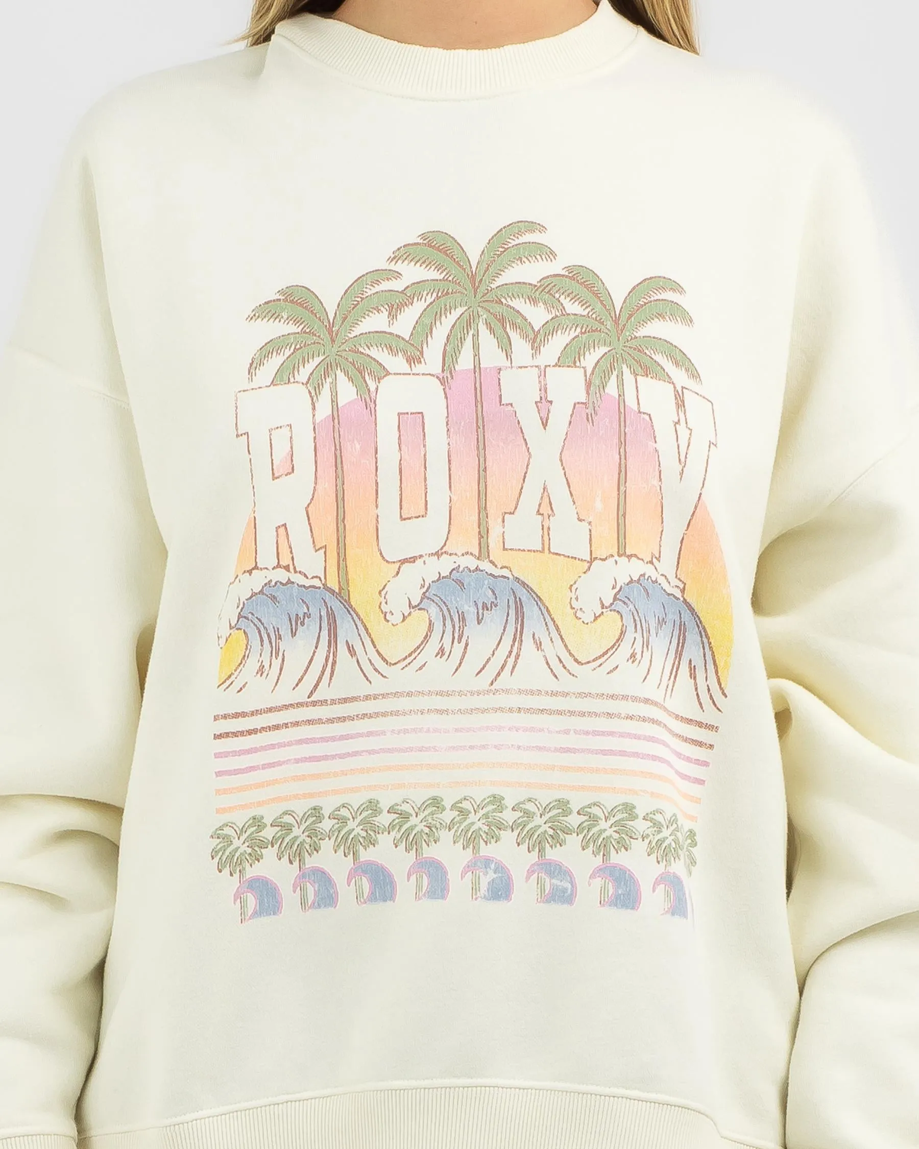 Roxy Lineup Oversized Crew