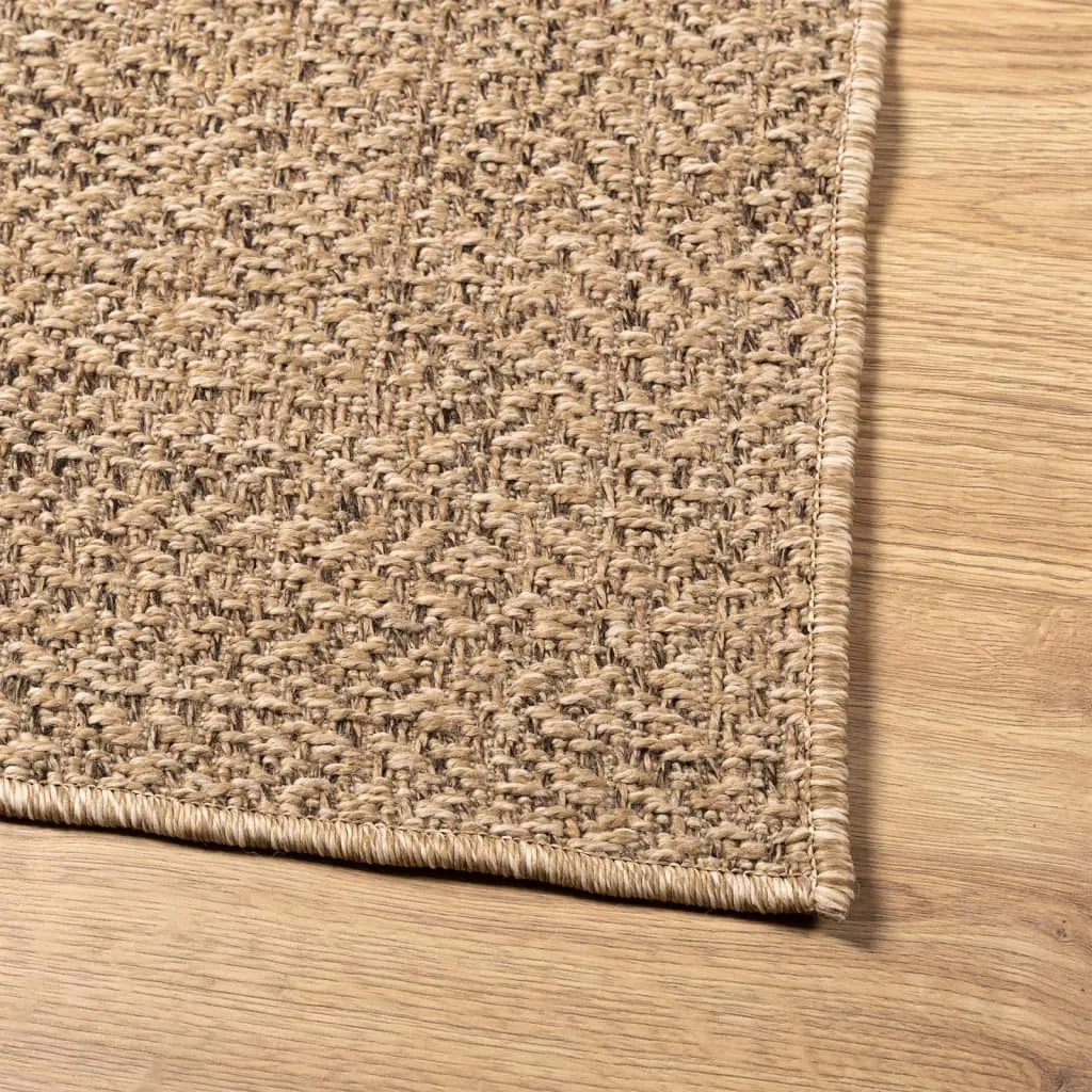 Rug ZIZUR 80x150 cm Jute Look Indoor and Outdoor