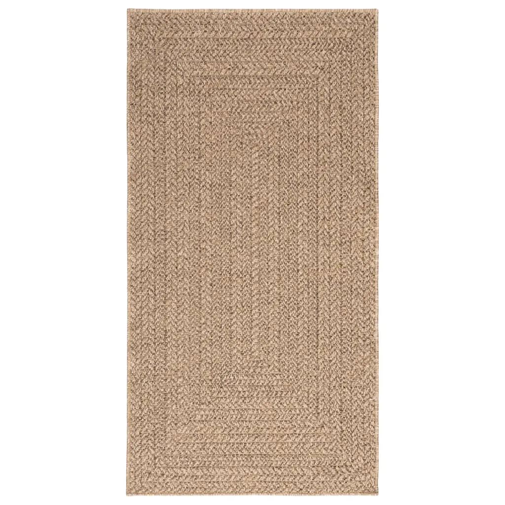 Rug ZIZUR 80x150 cm Jute Look Indoor and Outdoor