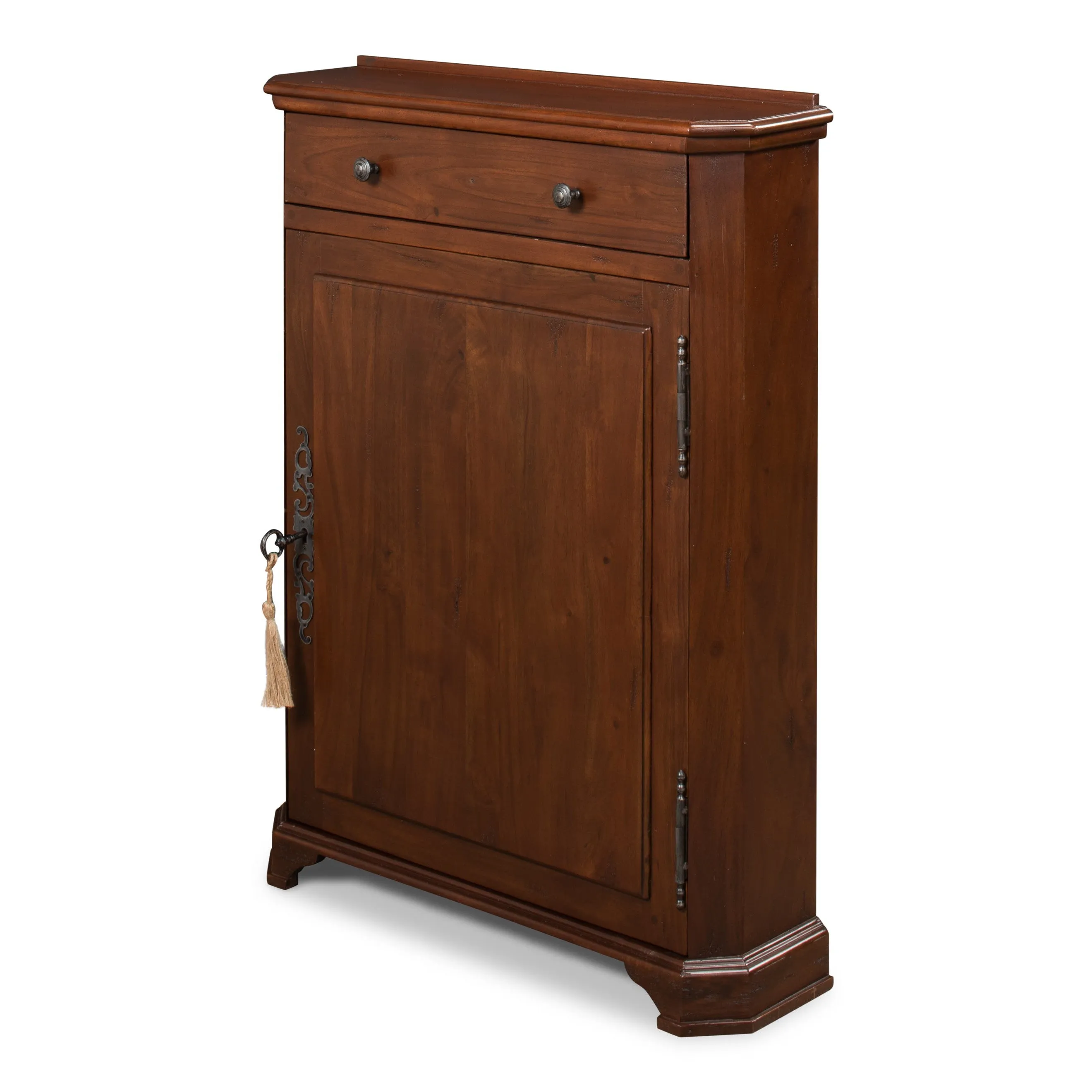 Sarreid - Dante Hall Cabinet  Walnut - Brown - Traditional