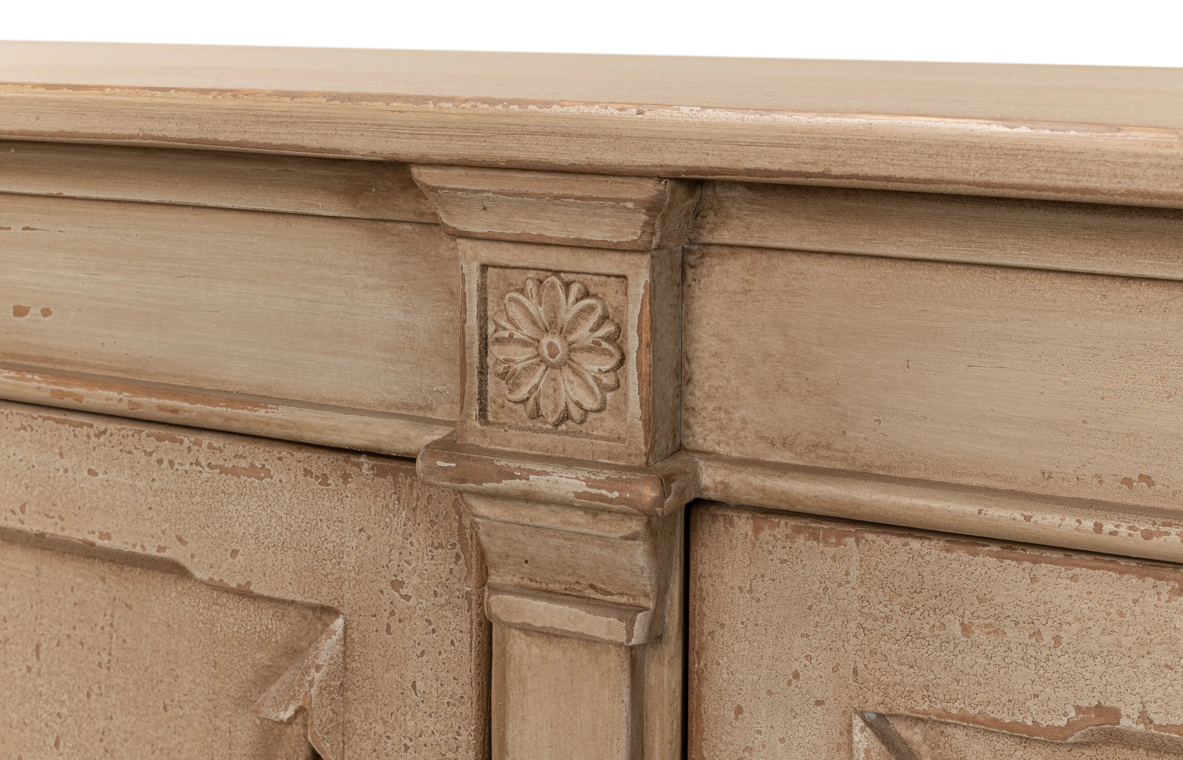 Sarreid - Marksman Sideboard  Dark Beige - Beige - Traditional