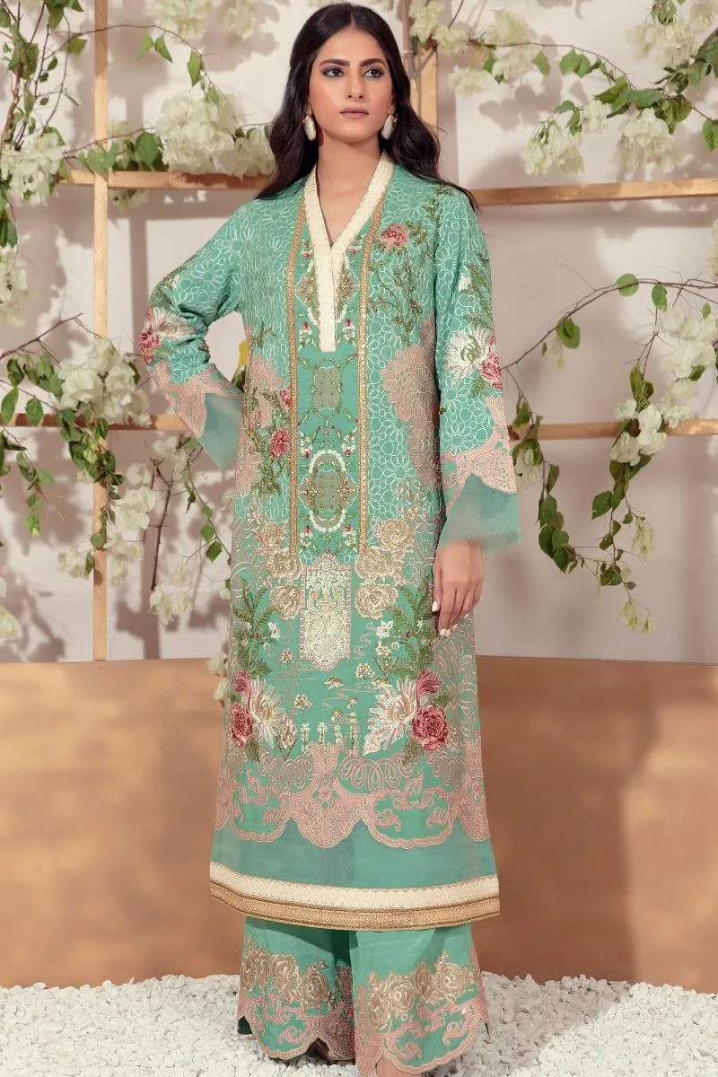 Shamaeel - EB-02 - Embroidered - 3 Piece