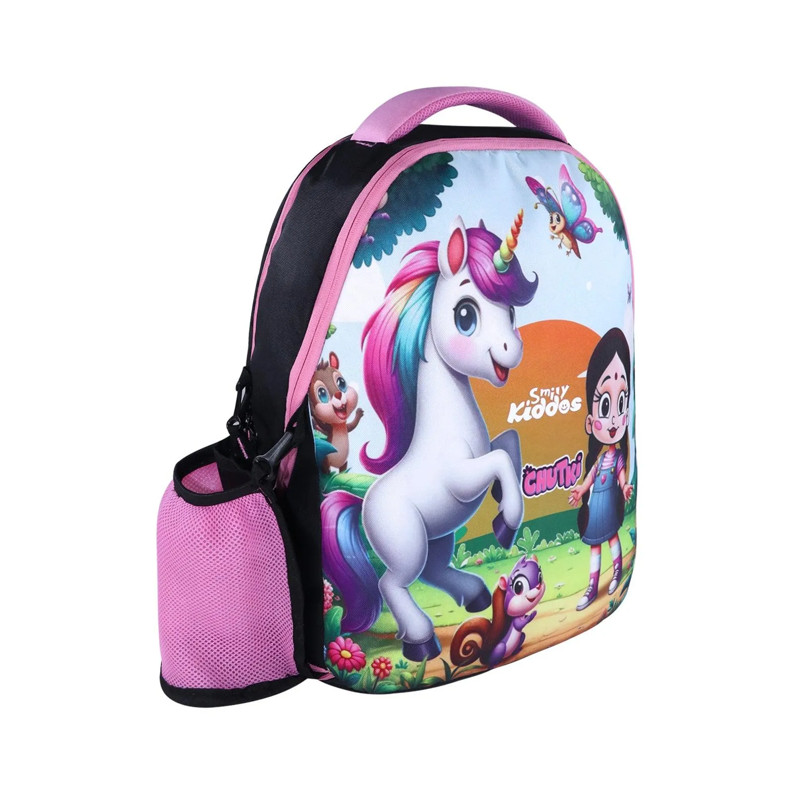 Smily Kiddos - Licensed Chhota Bheem Chutki Junior Backpack 2 - Pink