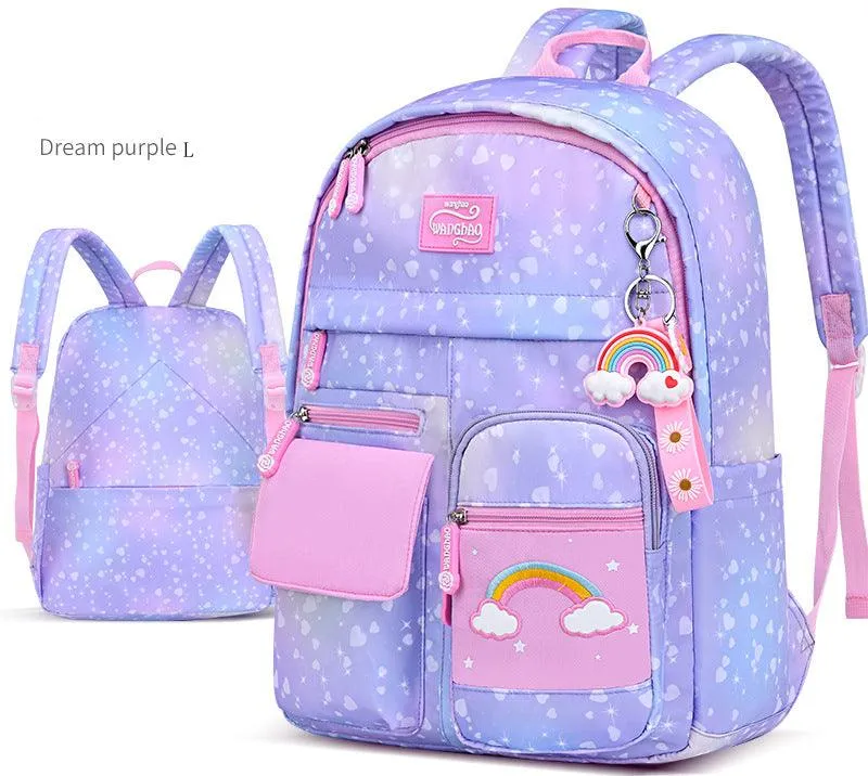 Snowy Clouds Backpack - Blue