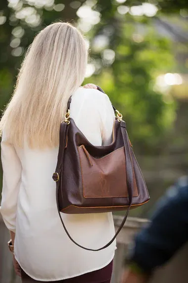 Thea Leather Hobo Bag