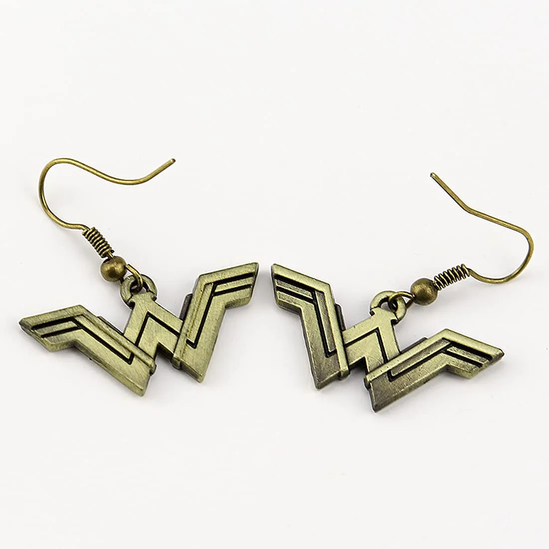 Yellow Chimes Elegant Latest Fashion Gold Plated Wonder Women Design Drop Earrings for Women and Girls, Medium (YCFJER-456AVNG-GL)