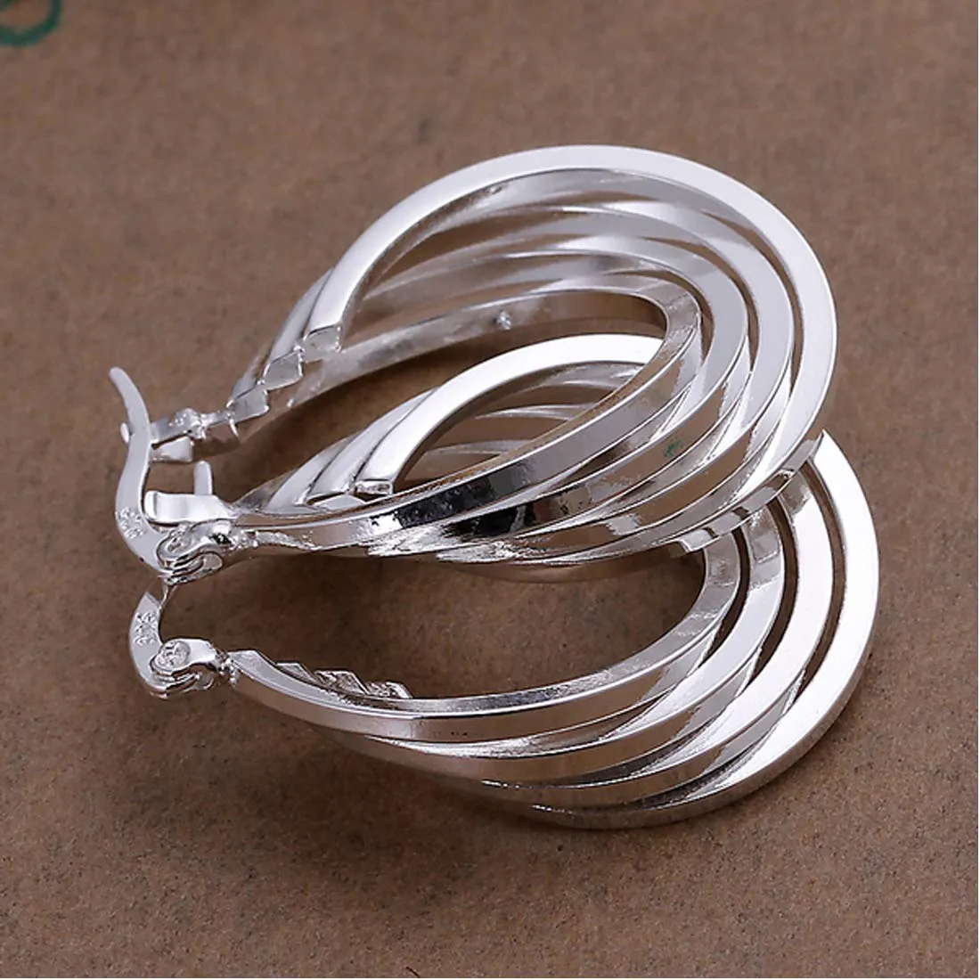 Yellow Chimes Entangled Rings Designer Alloy Dangle Earring for Women & Girls