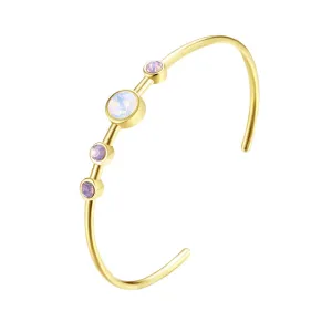 Yellow Chimes Exquisite Man Made Opal Gold Bracelet For Women And Girls.