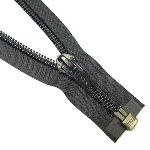 YKK #10C Open Nylon Coil Zipper 28" - Black