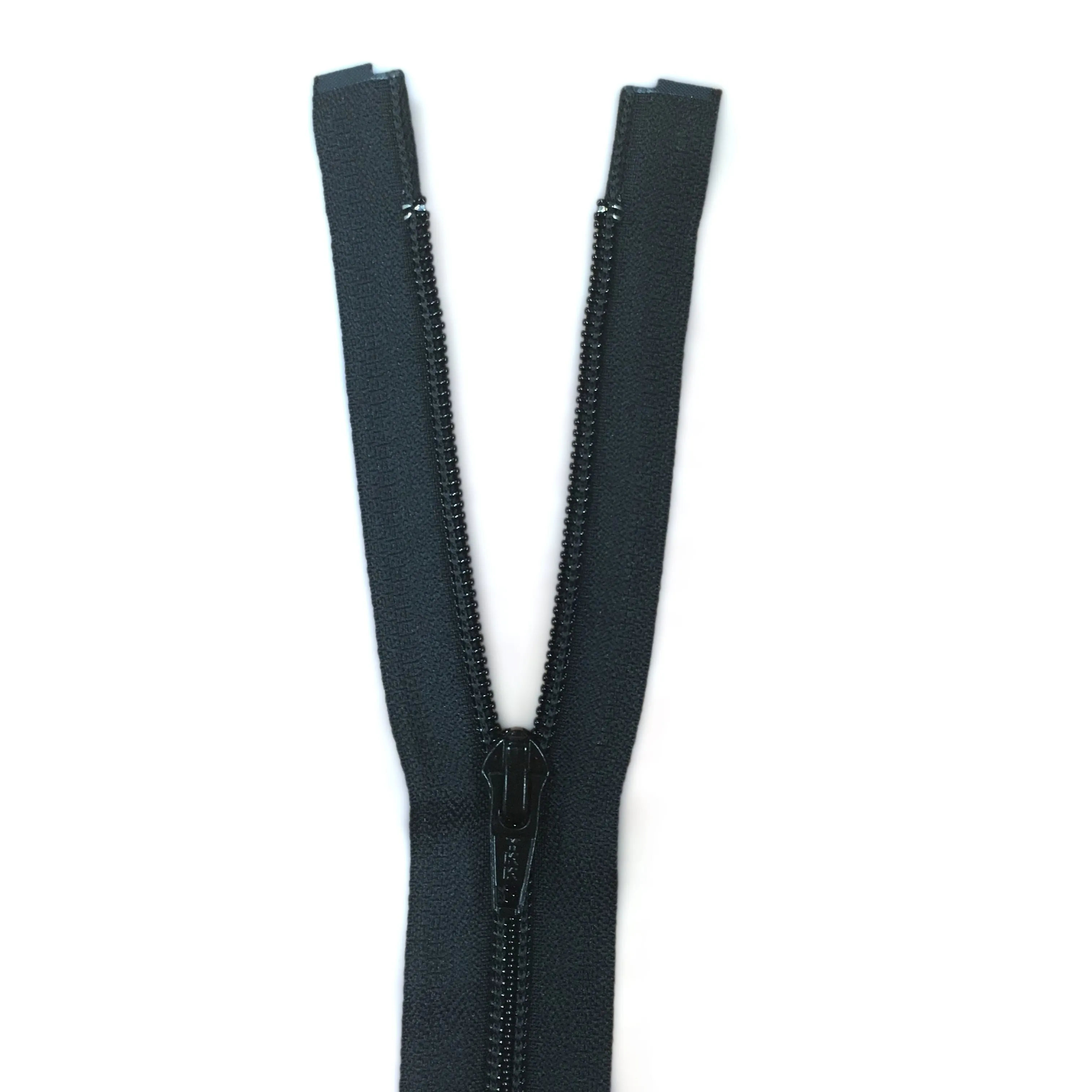 YKK #10C Open Nylon Coil Zipper 28" - Black